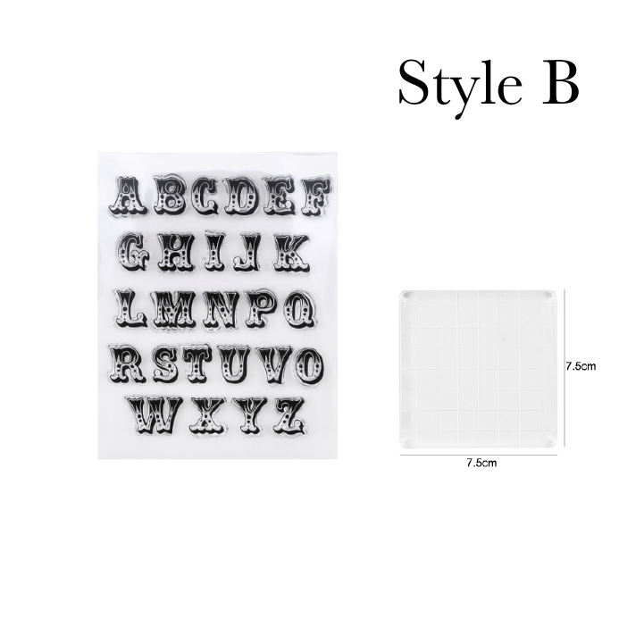 PROMAXCake Alphabet Fondant Stamp Set